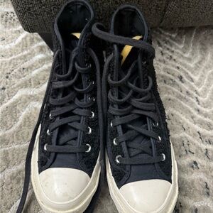 Converse Black and Cream Sneakers